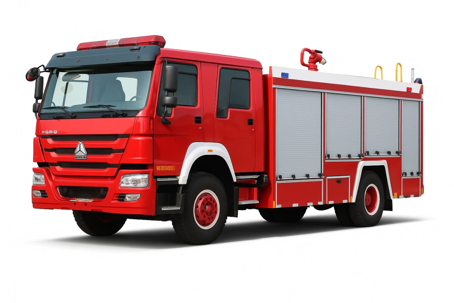 sinotruk howo fire truck